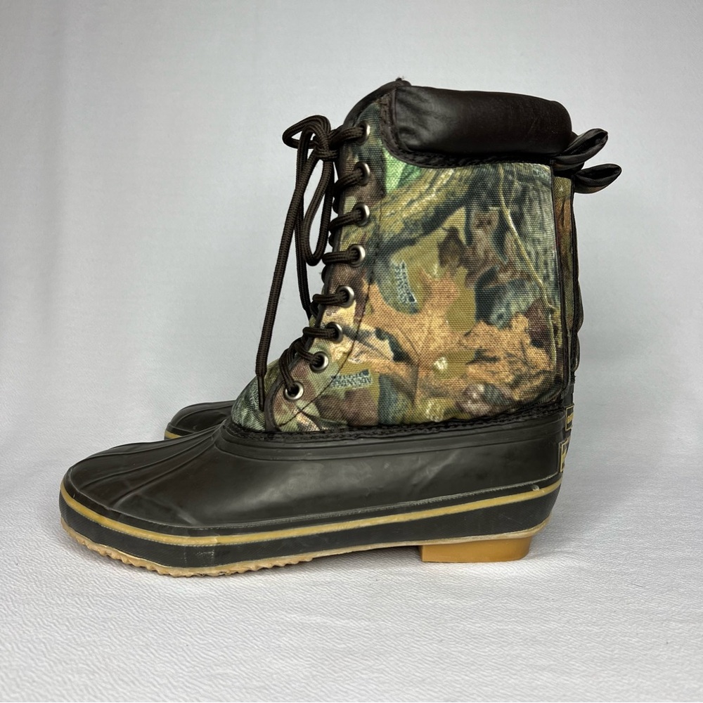 Game Winner 3696 Men's Camo Thermolite Insulated Hunting Duck Boots Size 7